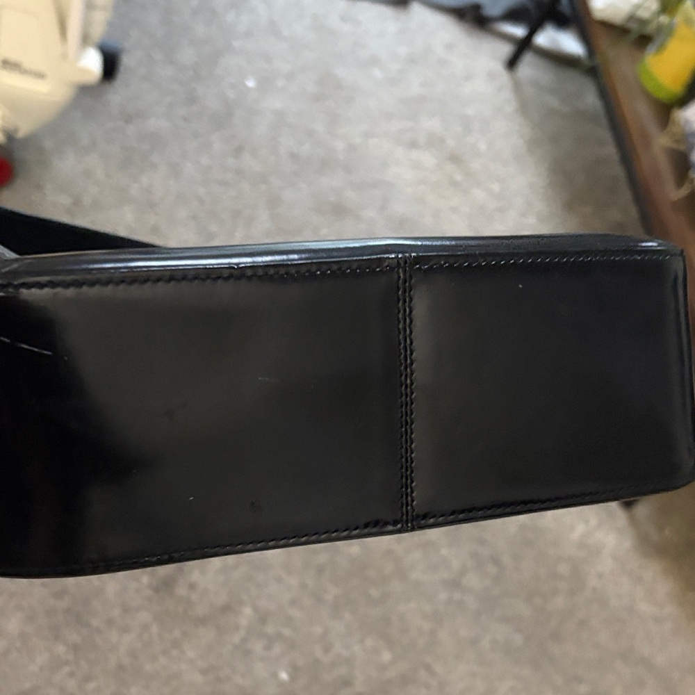 Salvatore Ferragamo Black and Clear Geometric Shoulder Bag - Picture 6 of 7